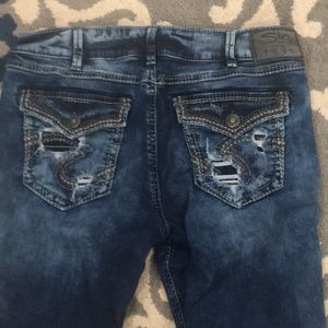 Silver slim boot 32x31